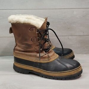 Sorel Men Vintage Kaufman Canada Insulated Saltwater Duck Boots shoes sz 14 Vintage Sorel Kaufman Canada Wool Liners Waterproof Snow  main image 4